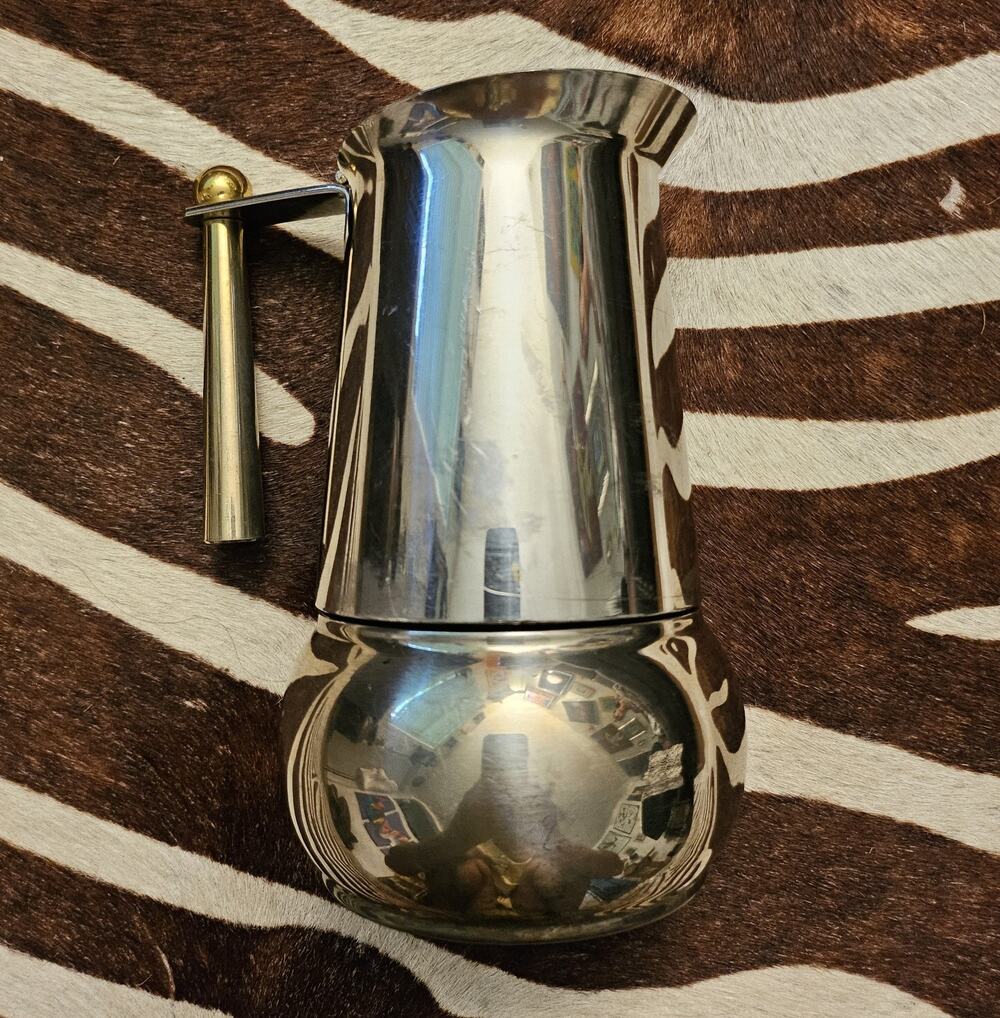 Vintage Italian Espresso Maker Kitty Oro Design GB Guido Bergna